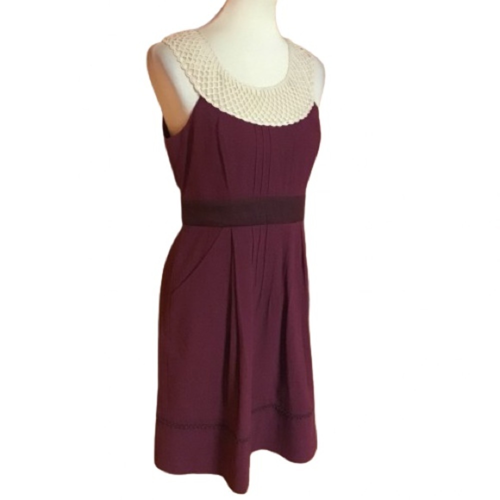 Anthroplogie floreat feminine midi dress